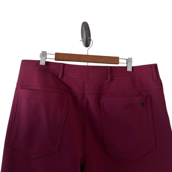 Public Rec Workday Technical Pant In Maroon Size 38/32 - Picture 10 of 16